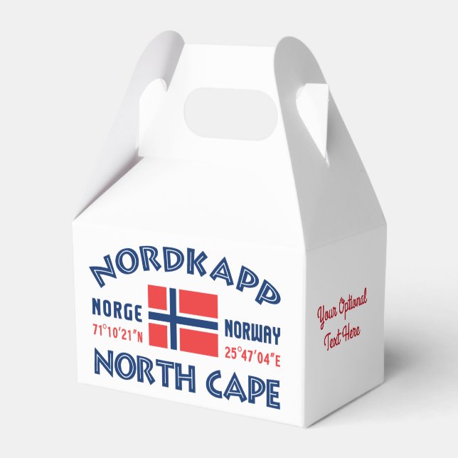 Caixa de favorecimento personalizado da Noruega NO (Frente)