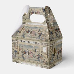 Caixa de favorecimento personalizado de Arte Japon