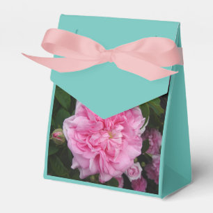 Caixa de Favorito de Bolo de Festa de Rosa Vintage