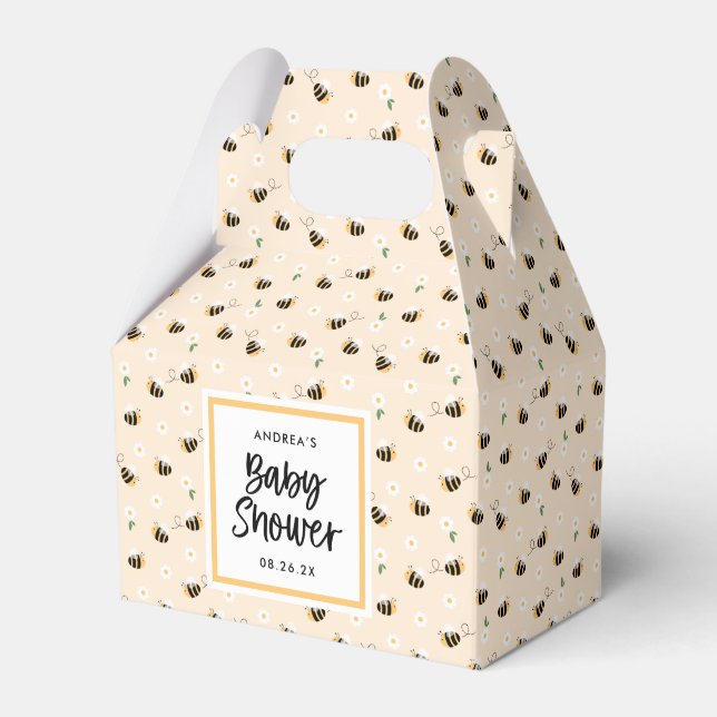 Caixa de Favorito do Chá de fraldas Bumblebee (Frente)