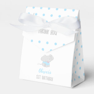 Caixa de Favoritos Azul do primeiro aniversario El