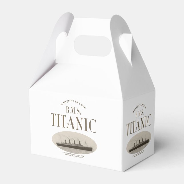 Caixa de Favoritos Branca de Gable do Titanic Ghos (Frente)