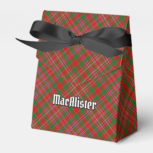 Caixa de Favoritos Clan MacAlister Tartan (Frente)