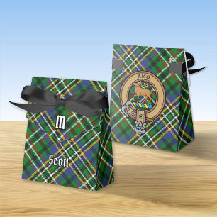 Caixa de Favoritos Clan Scott Crest sobre Green Ta