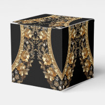 Caixa de Favoritos com Moldura Dourada Ornamentada