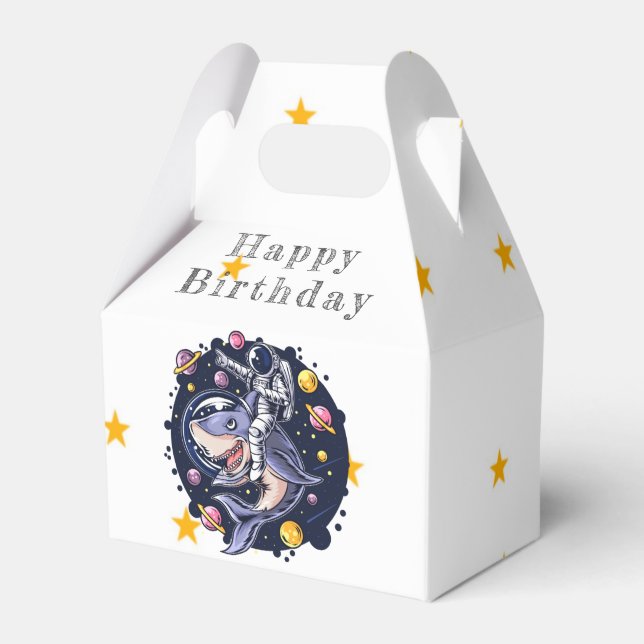 Caixa de Favoritos da Festa de aniversário Espacia (Frente)