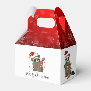 Caixa de Favoritos da Merry Christmas Racoon