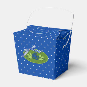 Caixa de Favoritos da Parte bolinhas Rosa Azul