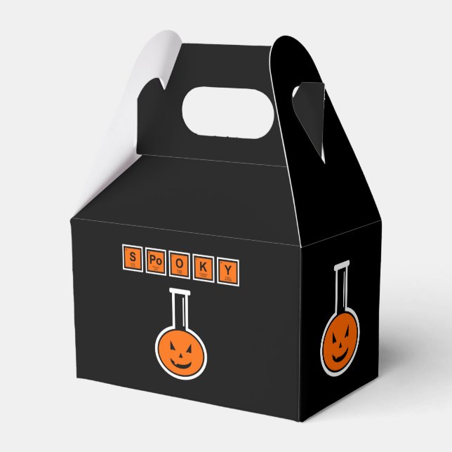 Caixa de Favoritos da Química de Halloween Spooky  (Frente)