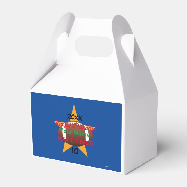 Caixa de Favoritos de Aniversário Personalizado de (Frente)