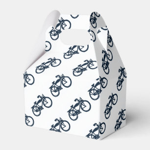 Caixa de favoritos de antigas bicicletas azuis
