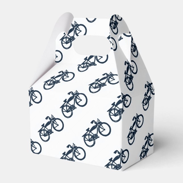 Caixa de favoritos de antigas bicicletas azuis (Frente)