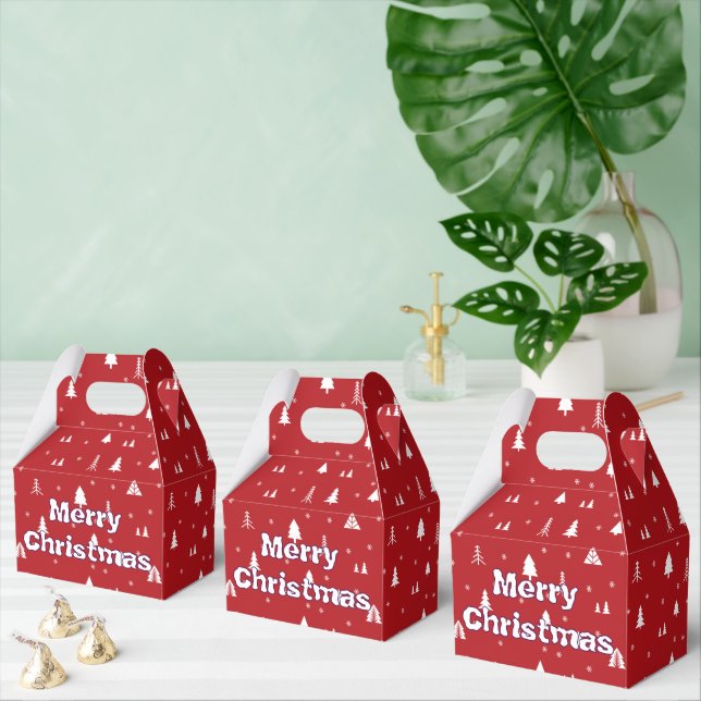 Caixa de Favoritos de Árvores de Natal e Flocos de (Múltiplo)