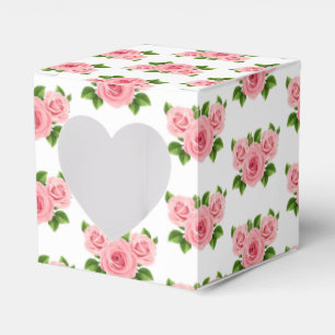Caixa de Favoritos de Casamento com Janela de Cora