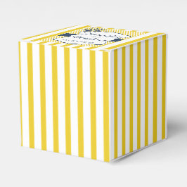 Caixa de Favoritos de Casamento de Greve Azul e Am