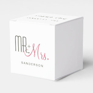 Caixa de Favoritos de Casamento Moderno