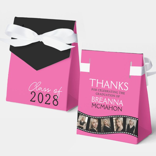 Caixa de Favoritos de Colagem de Fotos Rosa e Pret (Criador carregado)