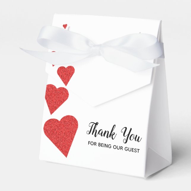 Caixa de Favoritos de Corações de Luminter Vermelh (Frente)