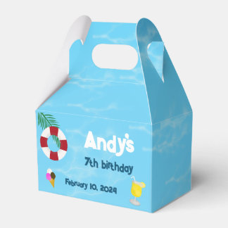 Caixa de Favoritos de Festa de aniversário de Pisc