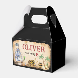 Caixa de Favoritos de Festa de aniversário Pirata