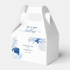 Caixa de Favoritos de Fundo Branco de Folhas Exóti