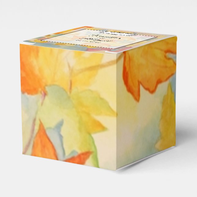 Caixa de Favoritos de Gay de Casamento de Folha (Frente)