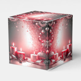 Caixa de Favoritos de Natal Decorativo das Velas V