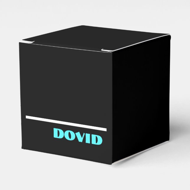 Caixa de favoritos de neon preto (Frente)