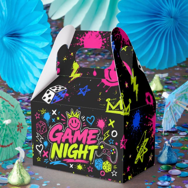 Caixa de Favoritos de Noite de Jogo com Grafite Ne (Festa)