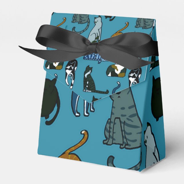 Caixa de Favoritos de Padrão de Gato do Canto do g (Frente)