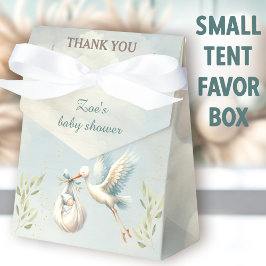 Caixa de Favoritos de Tent Azul Vintage Chá de fra