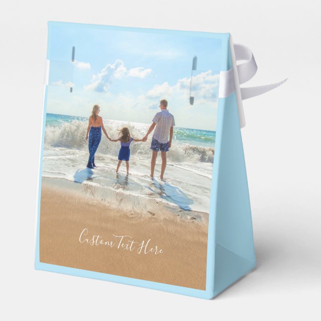 Caixa de Favoritos de Texto de Foto Personalizado  (Verso)