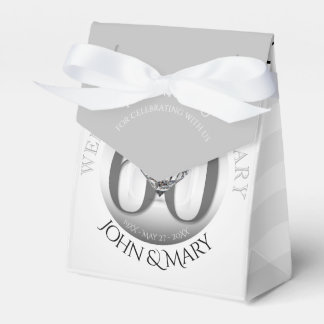 Caixa de Favoritos do Aniversário do Casamento 60º