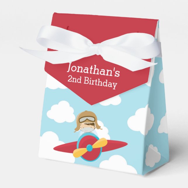 Caixa de Favoritos do Avião Vermelho Piloto (Nuvem (Frente)