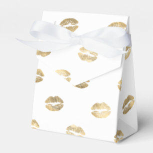 Caixa de Favoritos do Batom de Faux Gold Foil