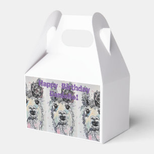 Caixa de Favoritos do Bolo de Aniversário das Men