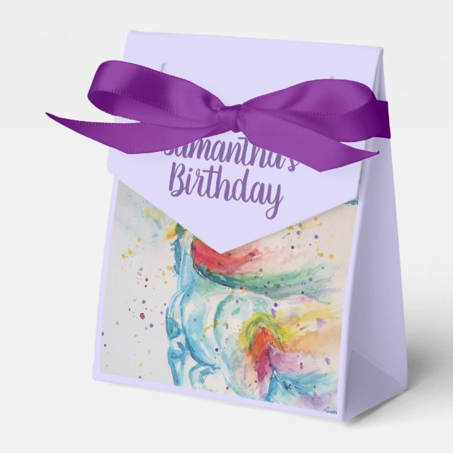 Caixa de Favoritos do Bolo de Festa de aniversário (Frente)