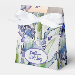 Caixa de Favoritos do Bolo Floral de Aniversário