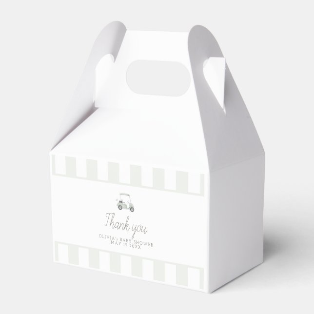 Caixa de favoritos do carrinho de golfe verde-sába (Frente)