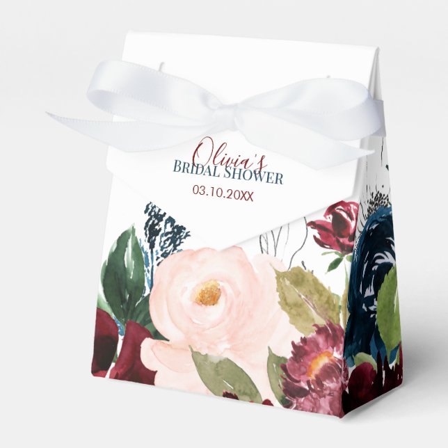 Caixa de Favoritos do chá de casamento (Frente)