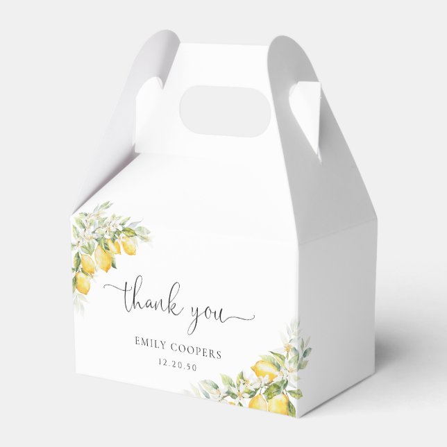 Caixa de Favoritos do Chá de fraldas de Citros Ver (Frente)