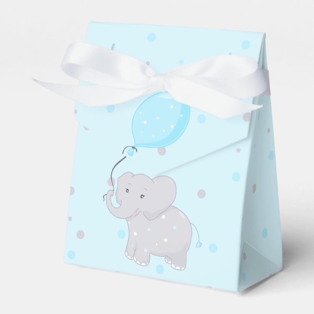 Caixa de Favoritos do Chá de fraldas Elefante (Frente)