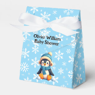 Caixa de Favoritos do Chá de fraldas Pinguim Perso