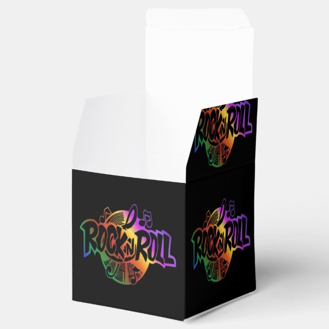 Caixa de Favoritos do Cubo do Rock and Roll Rainbo (Aberto)