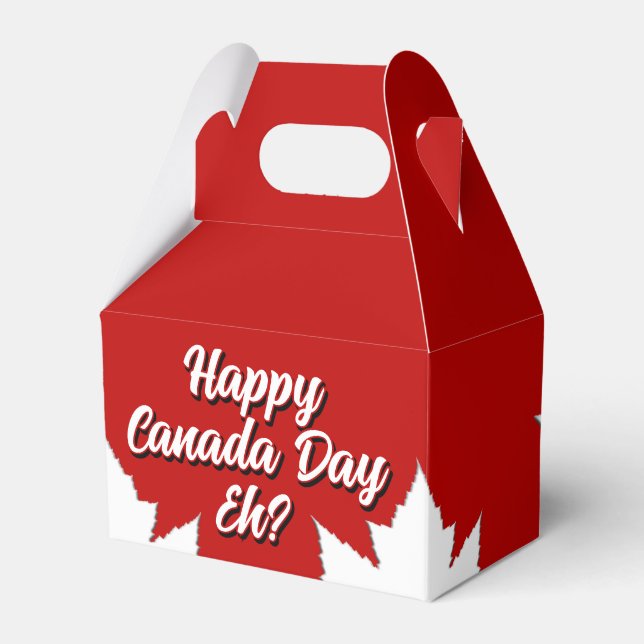 Caixa de Favoritos do Dia do Canadá Personalizada  (Verso)