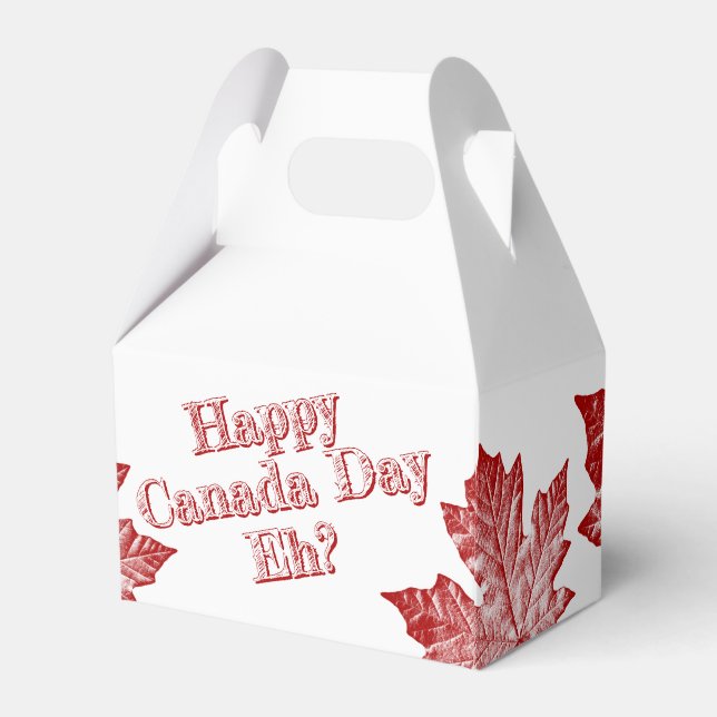 Caixa de Favoritos do Dia do Canadá Personalizada  (Verso)