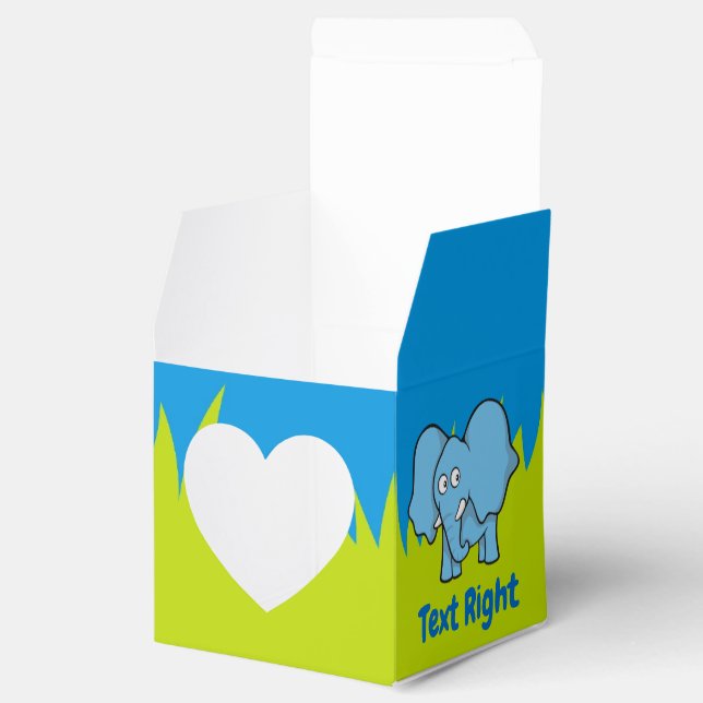 Caixa de favoritos do elefante azul (Aberto)