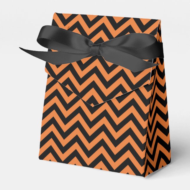 Caixa de Favoritos do Halloween Chevron (Frente)