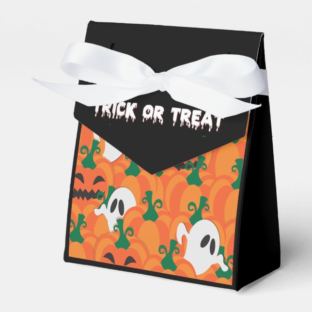 Caixa de Favoritos do Halloween com Fantasmas e Ab (Frente)