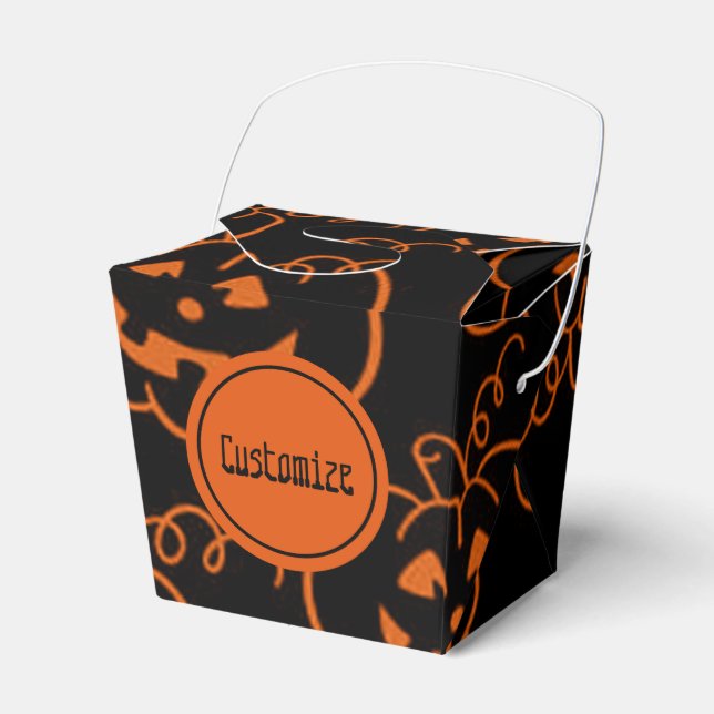 Caixa de Favoritos do Halloween Pumpkins Jack-O-La (Frente)